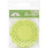 Doodlebug Mini Doilies 3" 75/Pkg Limeade