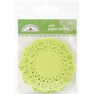 Doodlebug Mini Doilies 3″ 75/Pkg Limeade
