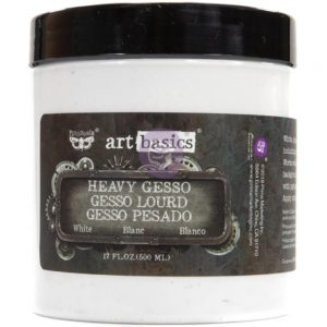 WHITE -ART HEAVY GESSO 17OZ