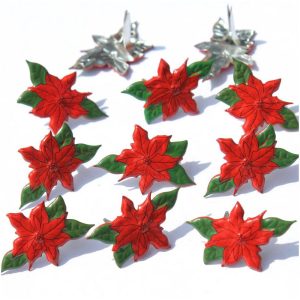 POINSETTIA-EYELET OUTLET BRADS