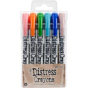 SET #6 -DISTRESS CRAYON SET