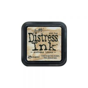 Antique linen encre distress
