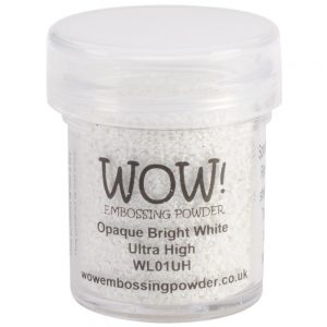WOW! POUDRE À EMBOSSER OPAQUE BRIGHT BLANCHE