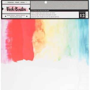 PAPIER BLANC POUR MÉDIA  VICKI BOUTIN