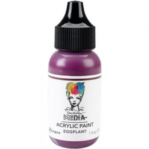 EGGPLANT -DINA WAKLEY MEDIA PAINTS