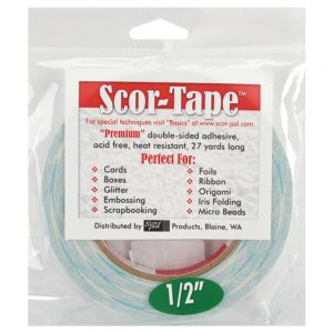 SCOR-TAPE .500″  25 Mètres double face