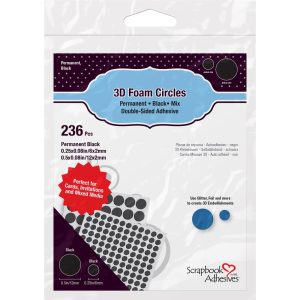 NOIR 3D FOAM CIRCLES