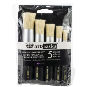 5/PKG -ART DAB BRUSH SET