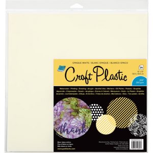 Feuille de plastic opaque .010