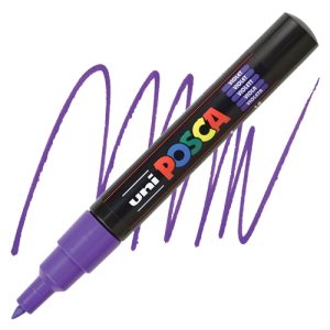 Crayon Posca pointe extra fine 1mm VIOLET