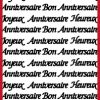 JOYEUX ANNIVERSAIRE BON ANNIVERSAIRE OR