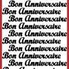 Bon Anniversaire ARGENT