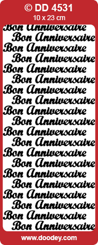 Bon Anniversaire ARGENT