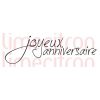 Joyeux Anniversaire