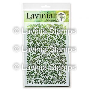 FEATHER LEAF STENCIL