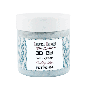 3D GEL AVEC GLITTER SHABBY BLUE  150ML