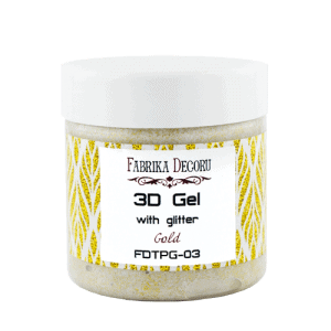 3D GEL AVEC GLITTER GOLD  150ML