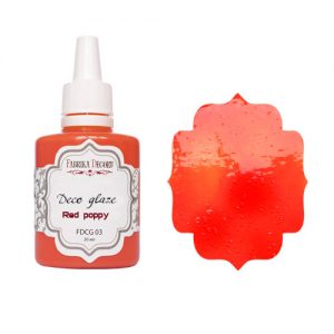 DECO GLAZE RED POPPY