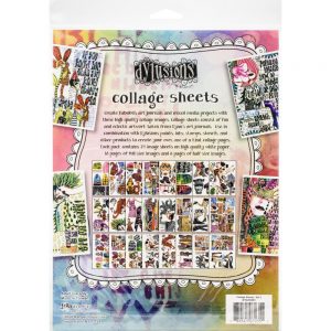 Feuilles de collage Dylusion set 2