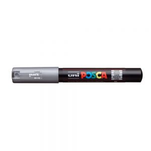 Crayon Posca pointe extra fine 1mm Argent