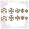 Simple snowflake set