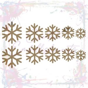 Simple snowflake set