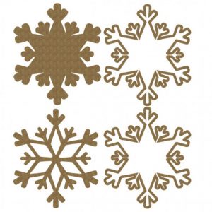 Snowflake shaker