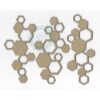 Hexagon Pieces, 3/Pkg 5.5"X2.5"