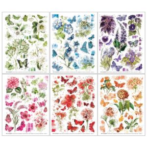 Spectrum Gardenia Botanical Rub-Ons