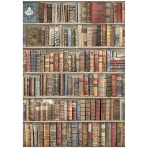 Vintage Library Bookcase