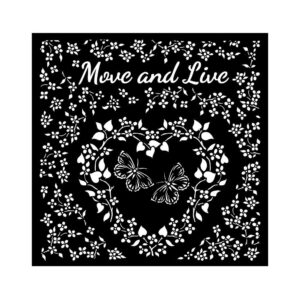 Sunflower Art Move And Live Heart
