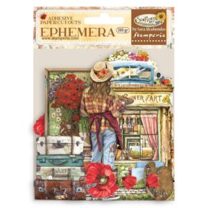 Sunflower Art Elements And Poppies