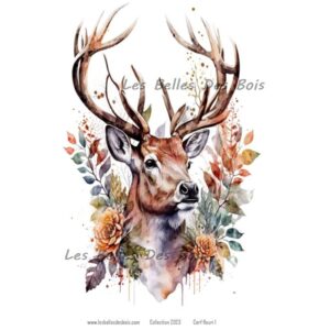 Cerf fleuri 1