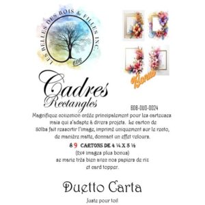 Cadres rectangles
