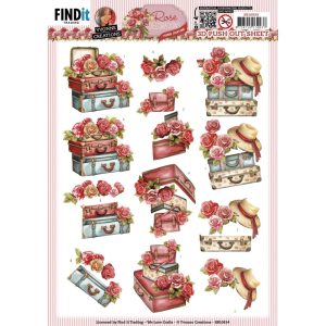 Rose Suitcase, Rose Decorations
