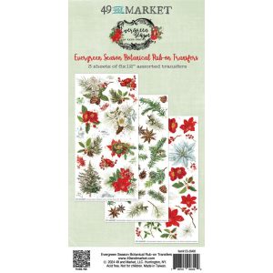 Rub-On Transfer Set Botanical