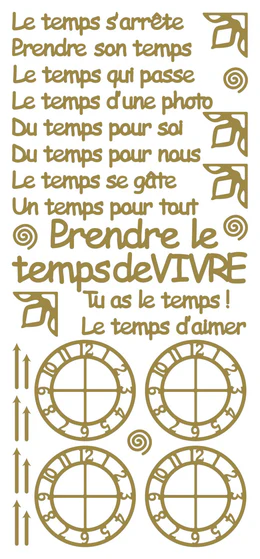 Le temps s’arrete Or