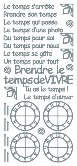 Le temps s’arrete Argent