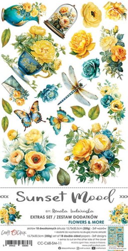 SUNSET MOOD – set d’ACCESSOIRES – FLEURS