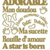 Chut bébé dort Or