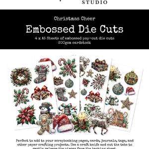 Christmas Cheer Embossed Die Cuts