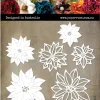 Poinsettia Fleurs Metal Die