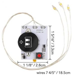 Lumières pour carte blanc chaud