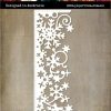 Bordure flocon de neige