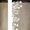 Bordure de fleurs sauvages