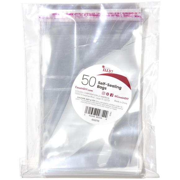 Sacs auto-scellants CousinDIY 50/Pkg