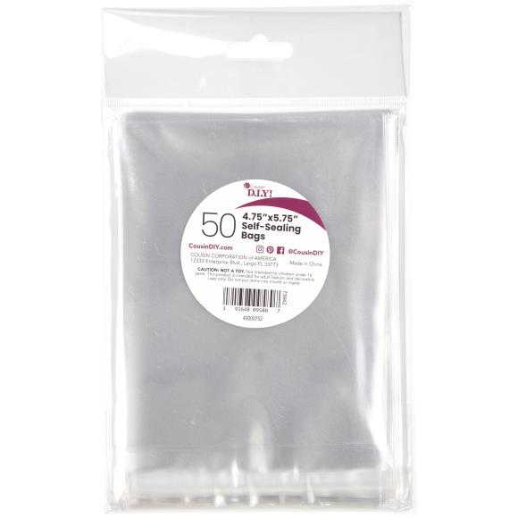 Sacs auto-scellants CousinDIY 50/Pkg