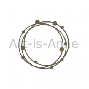 Couronne de bulle 6″x6″