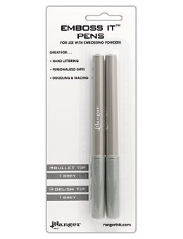 Crayons à embossage