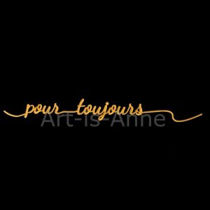 Signature- pour toujours